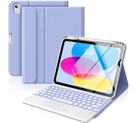 MoKo Clavier pour iPad (A16) 11ᵉ / 10ᵉ génération (2025/2022), Lavanda