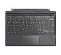 MoKo Compatible avec Surface Pro 7 Plus(2021)/Pro 7/6 /5e Gén (2017)/ 3/4/Pro LTE Clavier Bluetooth 3.0 sans Fil, Clavier QWERTY avec Pivot Rotatif Tactile Slim, Batterie au Lithium intégré, Gris