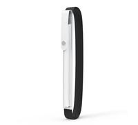 MoKo Coque à Crayons pour Apple Pencil, Perle Blanche | Pour Apple Pencil Pro, 1re/2e génération, USB-C et stylets similaires, bande élastique, se fixe aux étuis de 9,7 à 13"