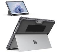 MoKo Coque Compatible avec 13" Surface Pro 12th 2026, Surface Pro 11/10/9, Coque de Protection Robuste Tout-en-Un avec Dragonne, Compatible avec Clavier Type Cover, Gris Foncé