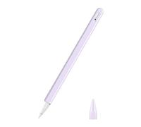 MoKo Coque Compatible avec Apple Pencil Pro/2e Génération, Étui Housse de Protection pour Stylet en Silicone, Cover de Stylet avec Pointes de Rechange et Clip Intégré, Taro Violet
