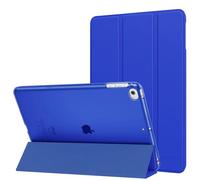 MoKo Coque Compatible avec New iPad Mini 5 2019/Mini 4 2015 (5e/4e Génération 7,9"), Étui Ultra-Mince et Léger Arrière Demi-Transparent, Housse Intelligent avec Auto Réveil/Sommeil, Bleu Klein