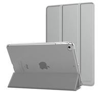 MoKo Coque Compatible avec New iPad Mini (5ème génération) 7.9" 2019/iPad Mini 4 2015, Ultra-Mince et Léger, Demi-Transparent, Couvercle Intelligent avec Réveil / Sommeil Automatique - Argent