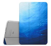 MoKo Coque Compatible avec New iPad Mini (5ème génération) 7.9" 2019/iPad Mini 4 2015, Ultra-Mince et Léger, Demi-Transparent, Couvercle Intelligent avec Réveil/Sommeil Automatique - Ocean