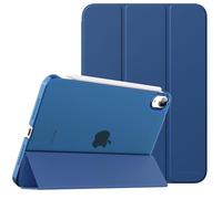 MoKo Coque Compatible avec New iPad Mini 6 8,3'' 2021, iPad Mini 6e Génération, Ultra-Mince et Léger, Demi-Transparent, Couvercle Intelligent avec Réveil/Sommeil Automatique, Marine Bleu