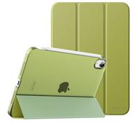 MoKo Coque Compatible avec New iPad Mini 6 8,3'' 2021, iPad Mini 6e Génération, Ultra-Mince et Léger, Demi-Transparent, Couvercle Intelligent avec Réveil/Sommeil Automatique, Fougère Sauvage Verte