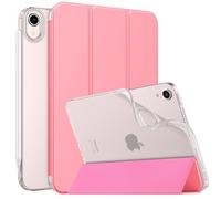 MoKo Coque Compatible iPad Mini 2024(A17 Pro), Étui 2021 iPad Mini 6ème Gén (8,3 Pouces), Housse de Potection Souple TPU Translucide Givrée Srrière pour iPad Mini 7 / 6ème Gén, Coquille de Conque