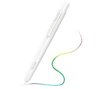 Moko Coque de Protection Compatible avec iPencil 2e Génération, Étui Rétractable Protection de Pointe avec Clip Compatible avec Charge Magnétique et Double Tap, Blanc