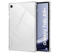 MoKo Coque Étui pour Samsung Galaxy Tab A9+/ A9 Plus 2023 (SM-X210/X216/X218) 11 Pouces, Étui Premium Flexible en TPU Housse Tablette Case, Transparent