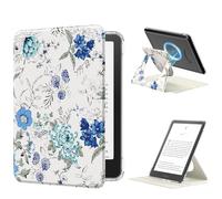 MoKo Coque Pivotante à 360° pour 7" eBook Reader, Blanc/Bleu