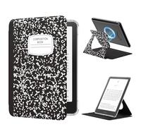 MoKo Coque Pivotante à 360° pour 7" eBook Reader, Carnet Noir