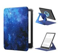 MoKo Coque Pivotante à 360° pour 7" eBook Reader, Étoile Bleue