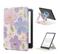 MoKo Coque Pivotante à 360° pour 7" eBook Reader, Peinture à l'huile Fleur