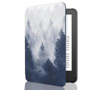 MoKo Coque pour 6" Amazon Kindle 11e Génération 2024/2022, Forêt Grise