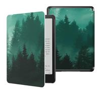 Moko Coque pour 7" Kindle Paperwhite 12e Gén 2024 & Colorsoft, Forêt Verte