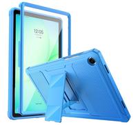 MoKo Coque pour Galaxy Tab A11 Plus/A11+/A9+ 11 Pouces 2025/2023, Étui Antichoc avec Protecteur d'écran, Galaxy Tab A11+/A9 Plus Housse, Vague Bleue