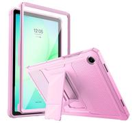 MoKo Coque pour Galaxy Tab A11 Plus/A11+/A9+ 11 Pouces 2025/2023, Étui Antichoc avec Protecteur d'écran, Galaxy Tab A11+/A9 Plus Housse, Bouquet Rose