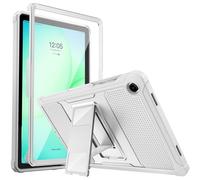 MoKo Coque pour Galaxy Tab A11 Plus/A11+/A9+ 11 Pouces 2025/2023, Étui Antichoc avec Protecteur d'écran, Galaxy Tab A11+/A9 Plus Housse, Gris Clair
