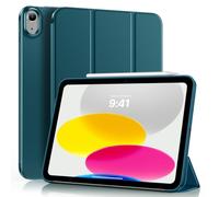 MoKo Coque pour iPad (A16) 11ème/10ème Gén. (2025/2022), Vert Bleu Foncé