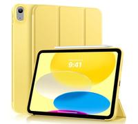 MoKo Coque pour iPad (A16) 11ème/10ème Génération (2025/2022), Jaune Clair