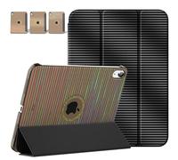 MoKo Coque pour iPad (A16) 11ème Génération 11 Pouces en 2025, iPad 10ème Génération 10,9'' en 2022, Étui Mince en PC Translucide pour iPad 11ème Gén, avec Touch ID, Éblouissante Noir