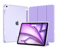 MoKo Coque pour iPad Air 13 Pouces (M4/M3/M2) avec Porte-Stylet, Lilas