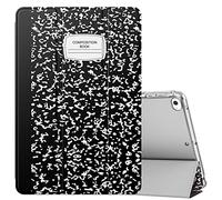MoKo Coque pour iPad Mini 5ème 7.9" 2019/iPad Mini 4ème 2015, Carnet Noir | Ultra-Mince et Léger, Demi-Transparent, Couvercle Intelligent avec Réveil/Sommeil Automatique