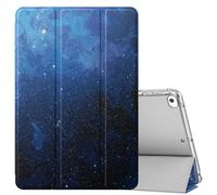 MoKo Coque pour iPad Mini 5ème 7.9" 2019/iPad Mini 4ème 2015, Étoile Bleue | Ultra-Mince et Léger, Demi-Transparent, Couvercle Intelligent avec Réveil/Sommeil Automatique