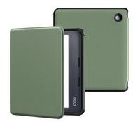 MoKo Coque pour Kobo Libra Colour 7 Pouces 2024, Étui de Protection Souple TPU Ultra-Mince et Léger Anti-Rayures avec Réveil/Sommeil Automatique pour Kobo Libra Colour Tablette 2024, Céladon