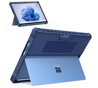 MoKo Coque pour Microsoft Surface Pro 11, Surface Pro 10, Surface Pro 9 13 pouces, housse de protection robuste tout-en-un Black