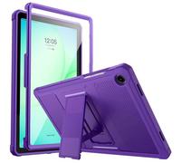 MoKo Coque pour Samsung Galaxy Tab A11+ Plus/ A9+ 11 Pouces 2025/2023, Étui Antichoc avec Protecteur d'écran, Galaxy Tab A11+/ A9 Plus Housse, Violet Profond
