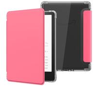 MoKo Coque pour Universel 6 Pouces Tablet et eBooks 2022, Étui de Protection Ultra Clair en TPU Souple et Transparent avec Auto Réveil/Sommeil pour Tablet et E-Readers, Pastèque Rouge