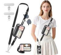 MoKo Cordon Téléphone avec Pochette Transparente Amovible