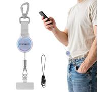 MoKo Cordon Téléphone Rétractable avec Mousqueton Verrouillable