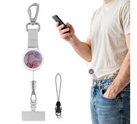 MoKo Cordon Téléphone Rétractable avec Mousqueton Verrouillable