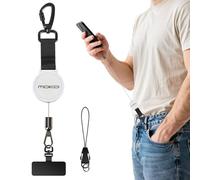 MoKo Cordon Téléphone Rétractable avec Mousqueton Verrouillable
