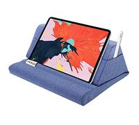 MoKo Coussin de Support Souple pour Tablette Compatible avec New iPad 10.2" 2019, iPad Air 3rd Gen iPad Mini 5th Gen, iPad Pro 11 2020/10.5/9.7, Air Mini 1 2 3 4, Galaxy Tab - Jean Bleu