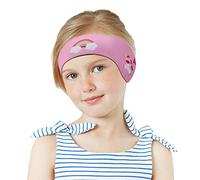 MoKo Cute Unicorn Kids' Swimming Headband, Pink Neoprene, Ear Protection, M Size