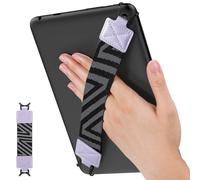 MoKo Dragonne de Sécurité pour 9" - 11" iPad/iPad Pro/iPad Air/Kindle Fire HD/Samsung/Lenovo Tablette, Sangle Haute-Élastique Polyvalente Légère Support Antidérapante, Taro Violet