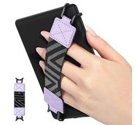 MoKo Dragonne de Sécurité pour 6-8" Kindle eReaders Fire Tablet - Kindle/Kobo/Voyaga/Lenovo/Sony Kindle E-Book Tablet, Sangle Haute-Élastique Polyvalente Légère Support Antidérapante, Taro Violet