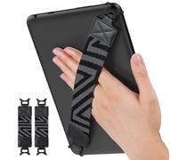 Moko Dragonne de Sécurité pour 9" - 11" Tablette, Sangle Haute-Élastique Polyvalente Légère Support Antidérapante, 2PCS, Noir