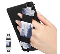MoKo Dragonne Souple pour 6-8" Kindle eReaders Fire Tablet -Kobo/Voyaga/Sony Kindle E-Book Tablet, Sangle de Sécurité Tablette Polyvalente à Haute Élasticité Légère Support Antidérapante, Forêt Grise