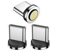 MoKo Embouts Magnétiques USB Type C 9Pin 240W, 3Pcs Embouts Magnétiques pour Connecteur USB C pour iPhone 17 Air 16 15 Pro Max,MacBook/iPad, Pas pour Connecteurs à 1Pin/3Pin/4Pin/5Pin/7Pin/16Pin/24Pin