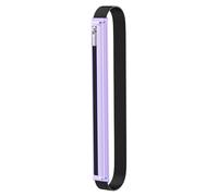 MoKo Étui à Crayons pour Apple Pencil Pro, Apple Pencil (USB-C), Apple Pencil 1re/2e Génération, Sac Stylet Housse en Cuir PU avec Sangle Élastique Fermeture Éclair Tablette 9,7"-12,9", Taro Violet