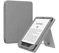 MoKo Étui Compatible avec 6,8 Pouces Kindle Paperwhite 11e Gén Modèle 2021, Coque de Protection avec Dragonne, Auto Réveil/Veille pour Kindle Paperwhite Édition Signature, Gris