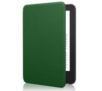 MoKo Étui Compatible avec 6" Kindle(11e Gén Modèle 2024/2022) & Version Internationale, Coque Légère avec Réveil/Sommeil Automatique pour Kindle 2024/2022 11e Gén e-Reader, Vert Feuille de Lotus