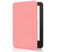 MoKo Étui Compatible avec 6" Kindle(11e Génération Modèle 2024/2022) & Version Internationale, Coque Légère avec Réveil/Sommeil Automatique pour Kindle 2024/2022 11e Gén e-Reader, Denim Rose