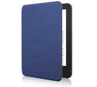 MoKo Étui Compatible avec 6" Kindle 11e Génération Version 2024/2022 & Version Internationale, Coque Légère avec Réveil/Sommeil Automatique pour Liseuse Kindle 2024 11e Gén., Marine Bleu