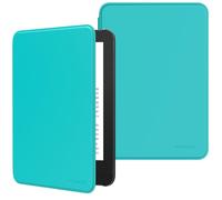 MoKo Étui Compatible avec 6" Kindle 11e Génération Version 2024/2022 & Version Internationale, Coque Légère avec Réveil/Sommeil Automatique pour Liseuse Kindle 2024 11e Gén, Bleu Bondi