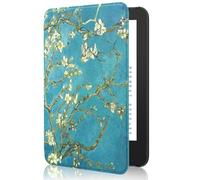 MoKo Étui Compatible avec 6" Kindle(11e Génération Version 2024/2022) & Version Internationale, Coque Légère avec Réveil/Sommeil Automatique pour Liseuse Kindle 2024 11e Gén, Abricot Épanoui